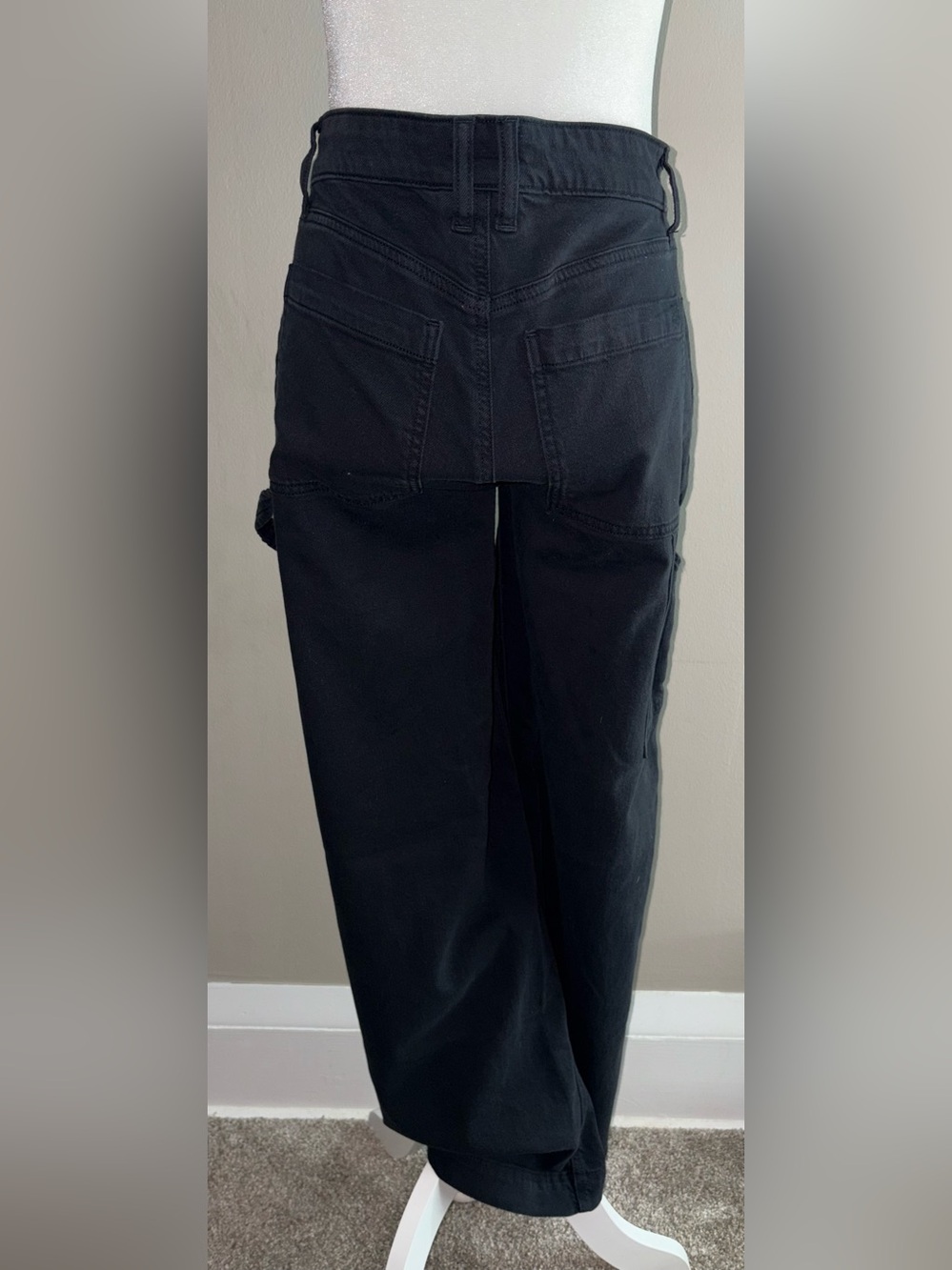 American Eagle Outfitters - Black Utility Work Pants - Picture 8 of 10